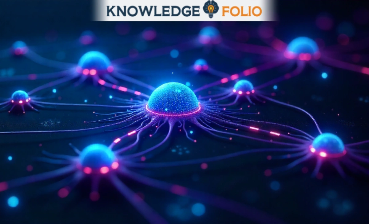 Visualization of agentic AI autonomous systems processing data and making decisions