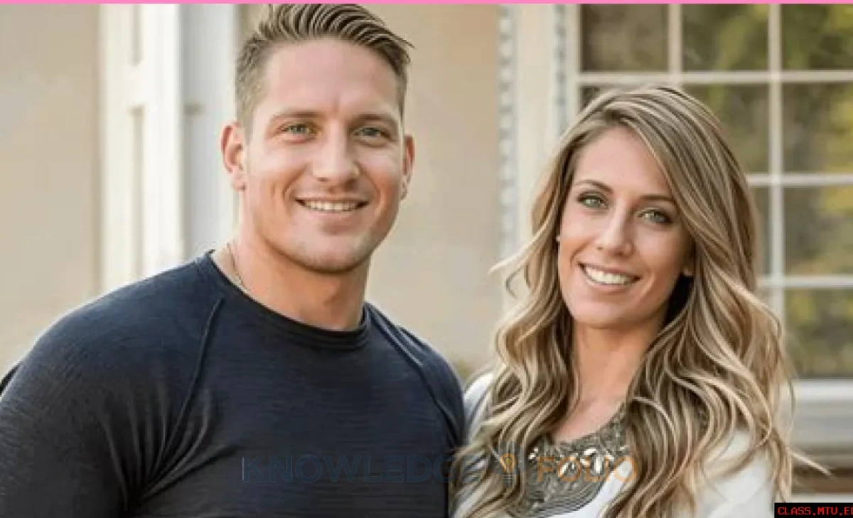 Laura Quinn Hawk and A.J. Hawk wedding photo showing the couple celebrating their marriage and long-term relationship.